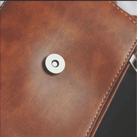 BOHO STYLE VEGAN LEATHER CROSSBODY MINI BAG - Picture 4 of 9